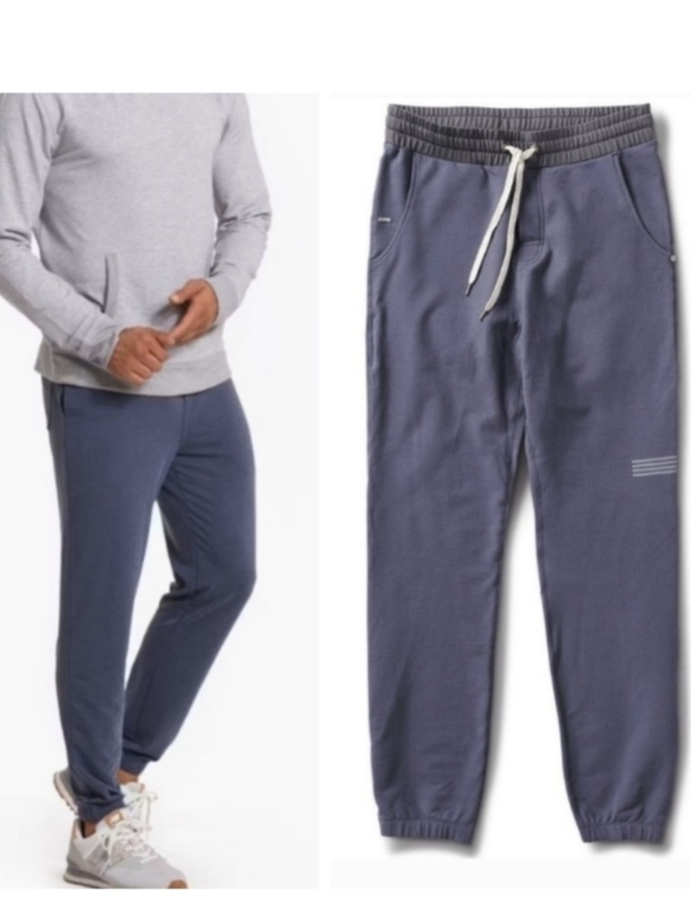 VUORI Balboa Jogger Sweat Pant Cotton Azure Blue